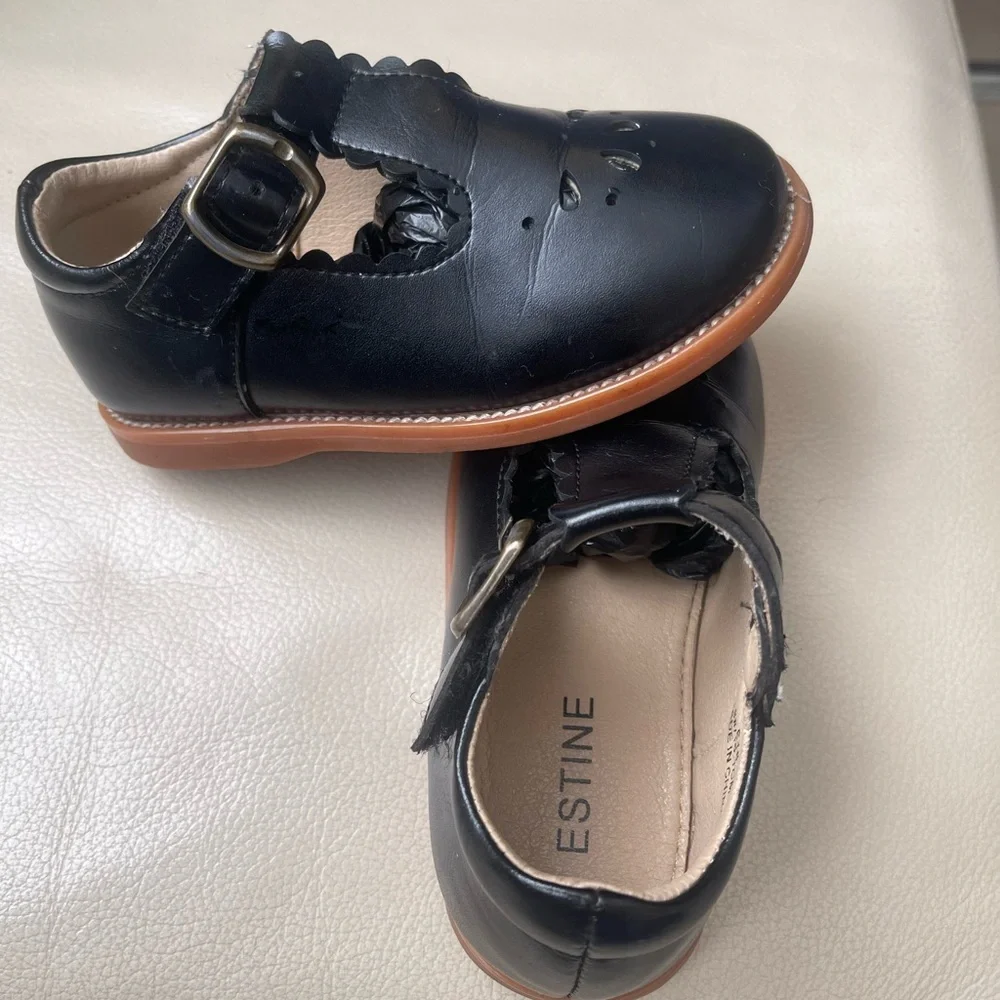 Classic Black Kids Shoes